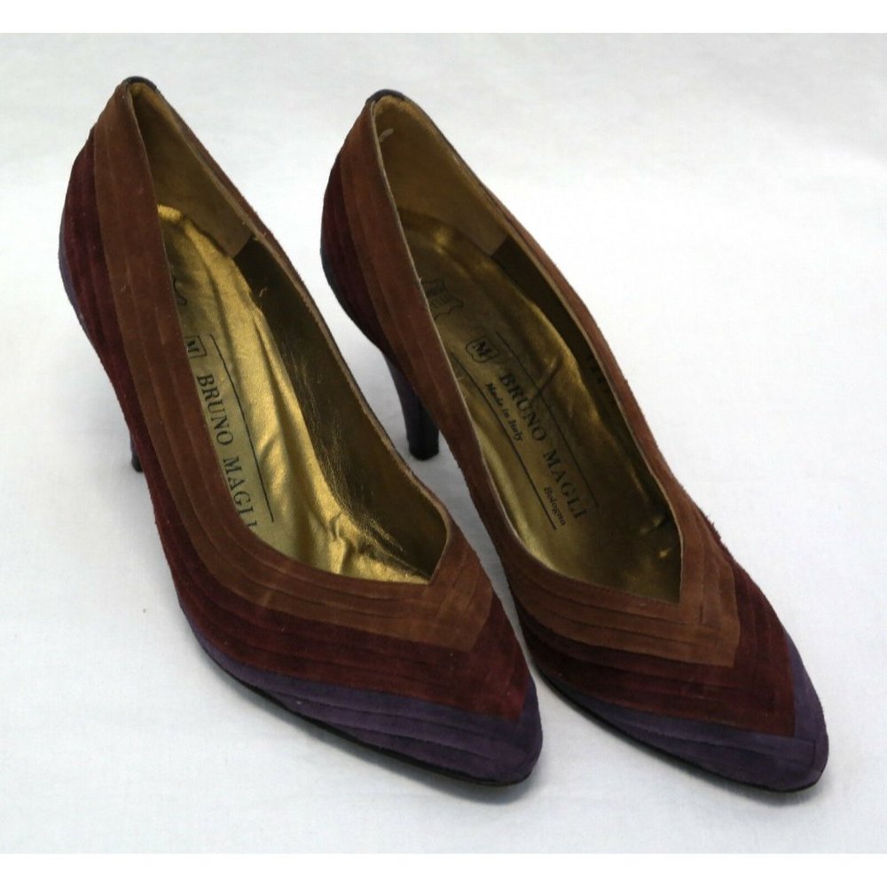 EUC Vintage Bruno Magli Suede Pumps | Size 6.5